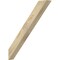 Ekena Millwork 4"W x 28"D x 32"H Traditional Rough Sawn Knee Brace, Douglas Fir BRC04X28X32TRA00RDF - alternate 1